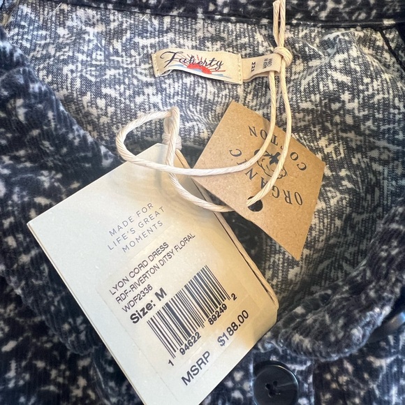 Faherty Lyon Cord Dress - Medium - Picture 8 of 10